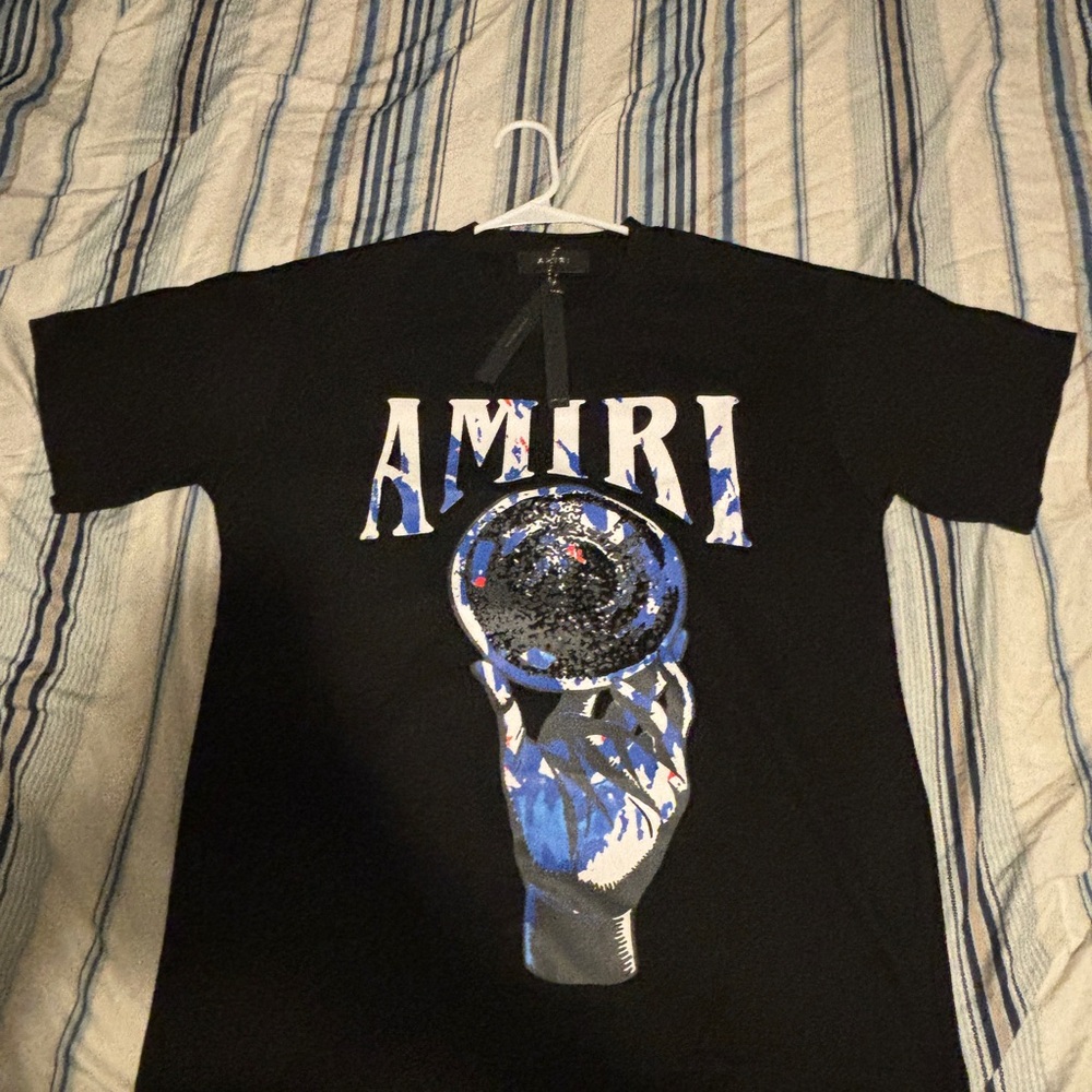 Amiri crystal ball short sleeve tee